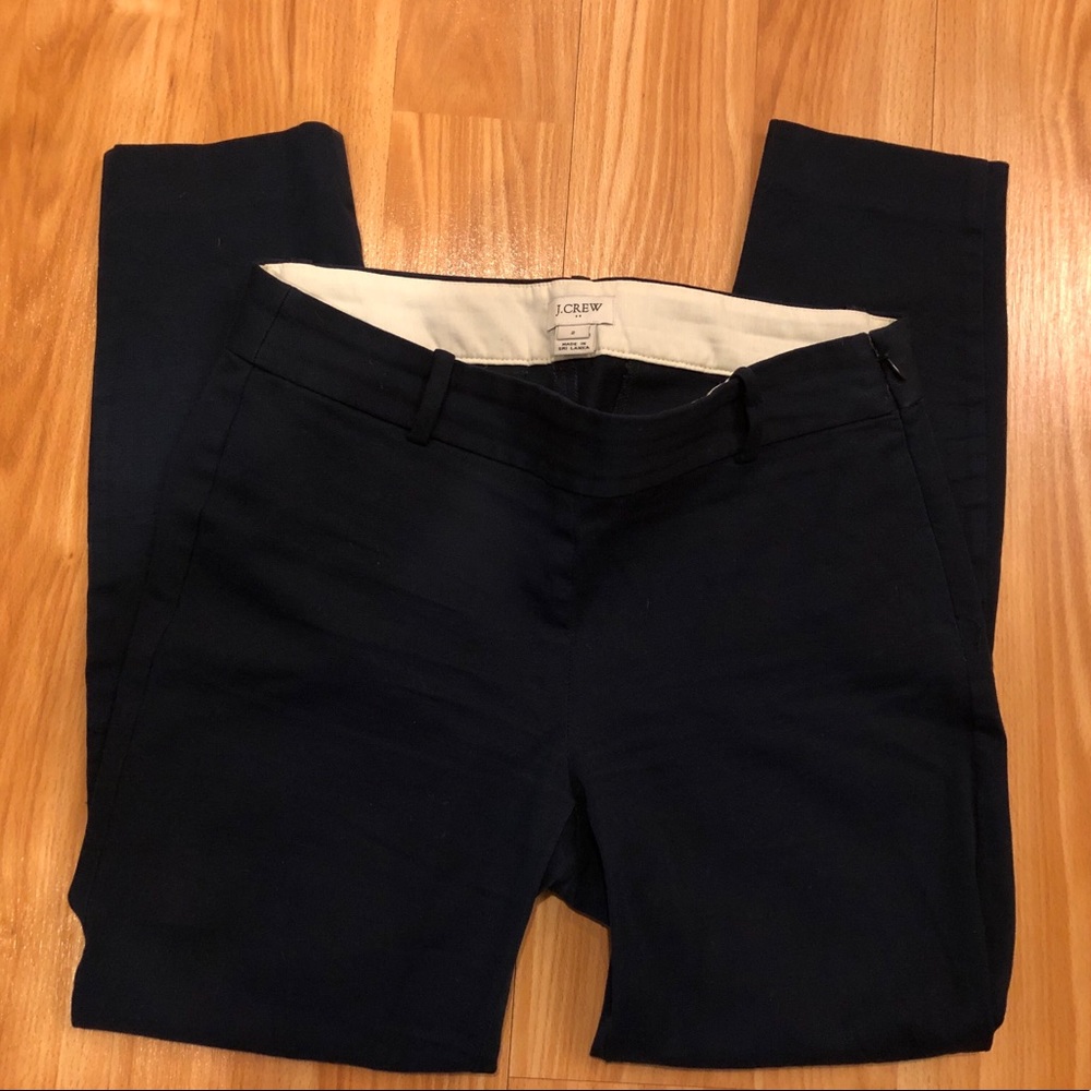 JCrew Winnie Ankle Length Pants - Navy - Size 2